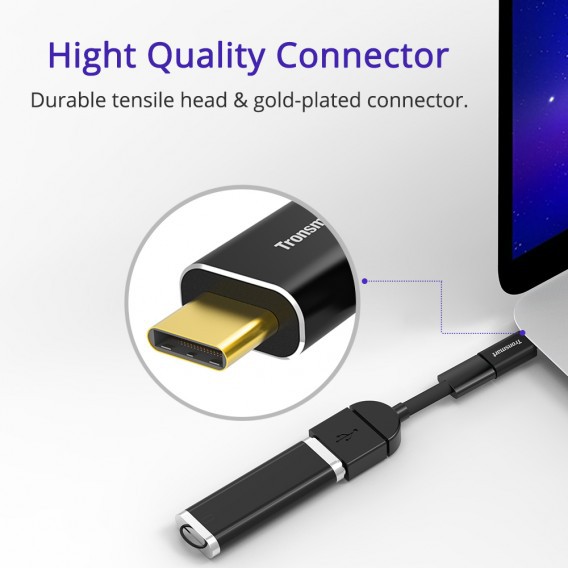 Bộ chuyển đổi TRONSMART CTMF3 từ USB-C sang MicroUSB 2.0 (3 bộ) - Hãng phân phối chính thức