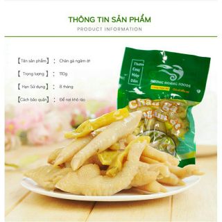 Combo 50 gói chân gà ngâm ớt Hương Hoàng Foods