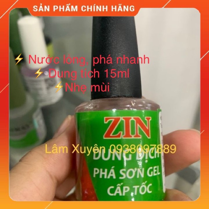 Phá gel♦️GIÁ RẺ♦️ZIN, nước phá gel, dung dịch phá gel cấp tốc tiết kiệm thời gian, đơn giản dễ sử dụng 15ml