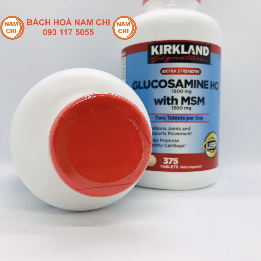 [DATE 2022] Mẫu Mới Nhất Viên Uống Kirkland Signature Glucosamine HCI 1500mg With MSM Giảm Đau Và Nuôi Dưỡng Xương Khớp