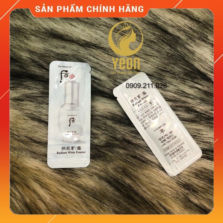 💥DATE MỚI NHẤT💥Combo 10 gói Tinh chất dưỡng trắng da Whoo Gongjinhyang Seol 1ml