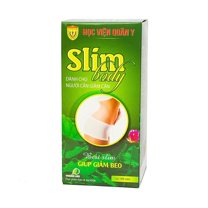 Giảm cân Slim Body New Học Viện Quân Y 100 viên