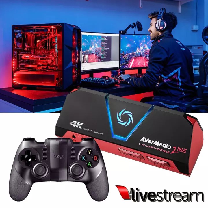 (QUÀ TẶNG 139K) Thiết Bị Ghi Hình 4K Live Gamer Portable 2 Plus Avermedia GC513