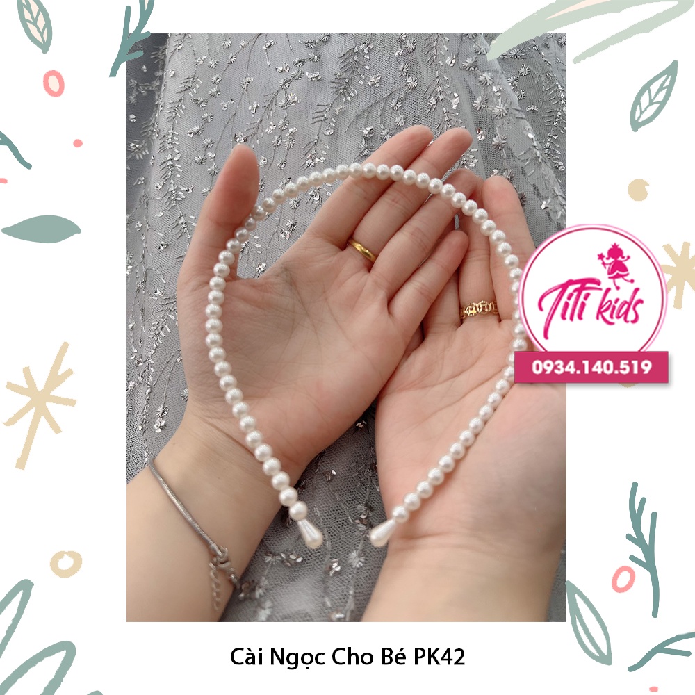 Cài Ngọc Trai Nhân Tạo Cao Cấp Cho Bé Gái PK42