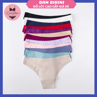 Quần Lót Nữ ❤️FREESHIP❤️ Quần Đúc Su lọt khe cạp chun phối viền ren nhỏ điệu đà ❤️Quần Lót tôn dáng sexy gợi cảm mẫu 754