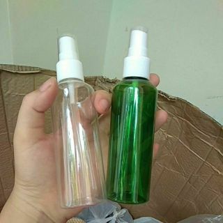Chai xịt phun xương xanh lá 100ml đầu xịt đen và trắng