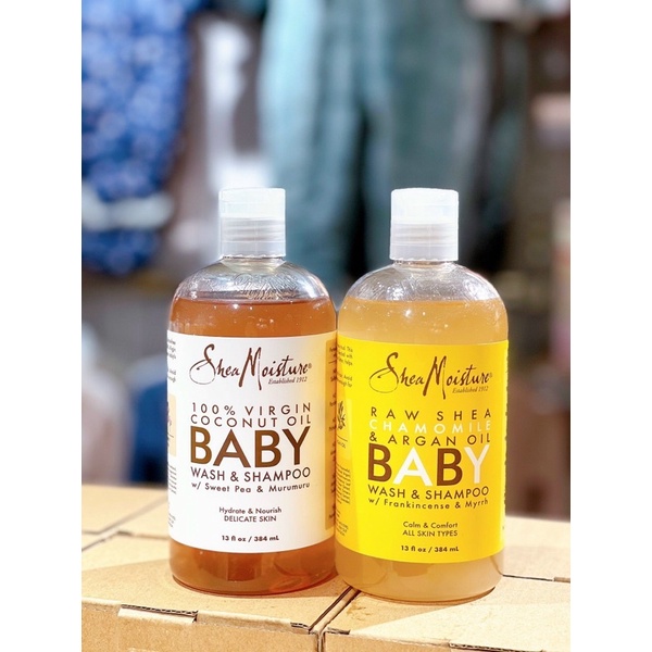 SỮA TẮM GỘI BABY SHEA MOISTURE 384ML