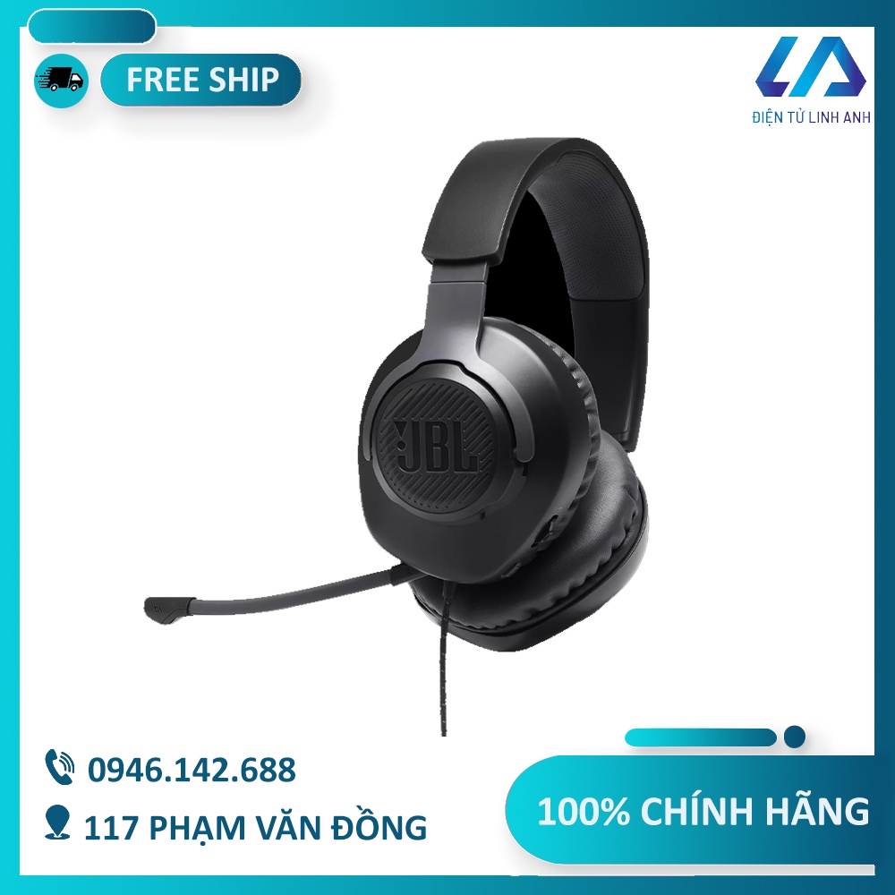 Tai nghe JBL Quantum 100 - Hàng chính hãng bảo hành 12 tháng