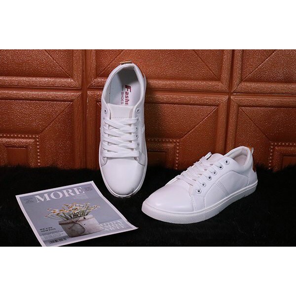 Giày Nam Trắng Gót Vàng Sành Điệu Cao Cấp ( Tặng Nước Hoa ) | BigBuy360 - bigbuy360.vn