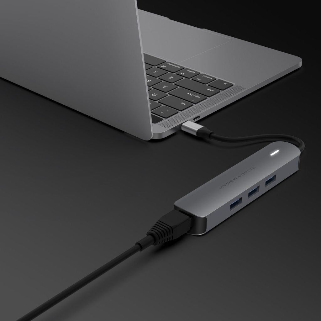 Cổng Chuyển HyperDrive 4K HDMI 6-in-1 USB-C Hub HD233B For MacBook/Ultrabook &amp; USB-C Devices [Bảo Hành 24 Tháng]