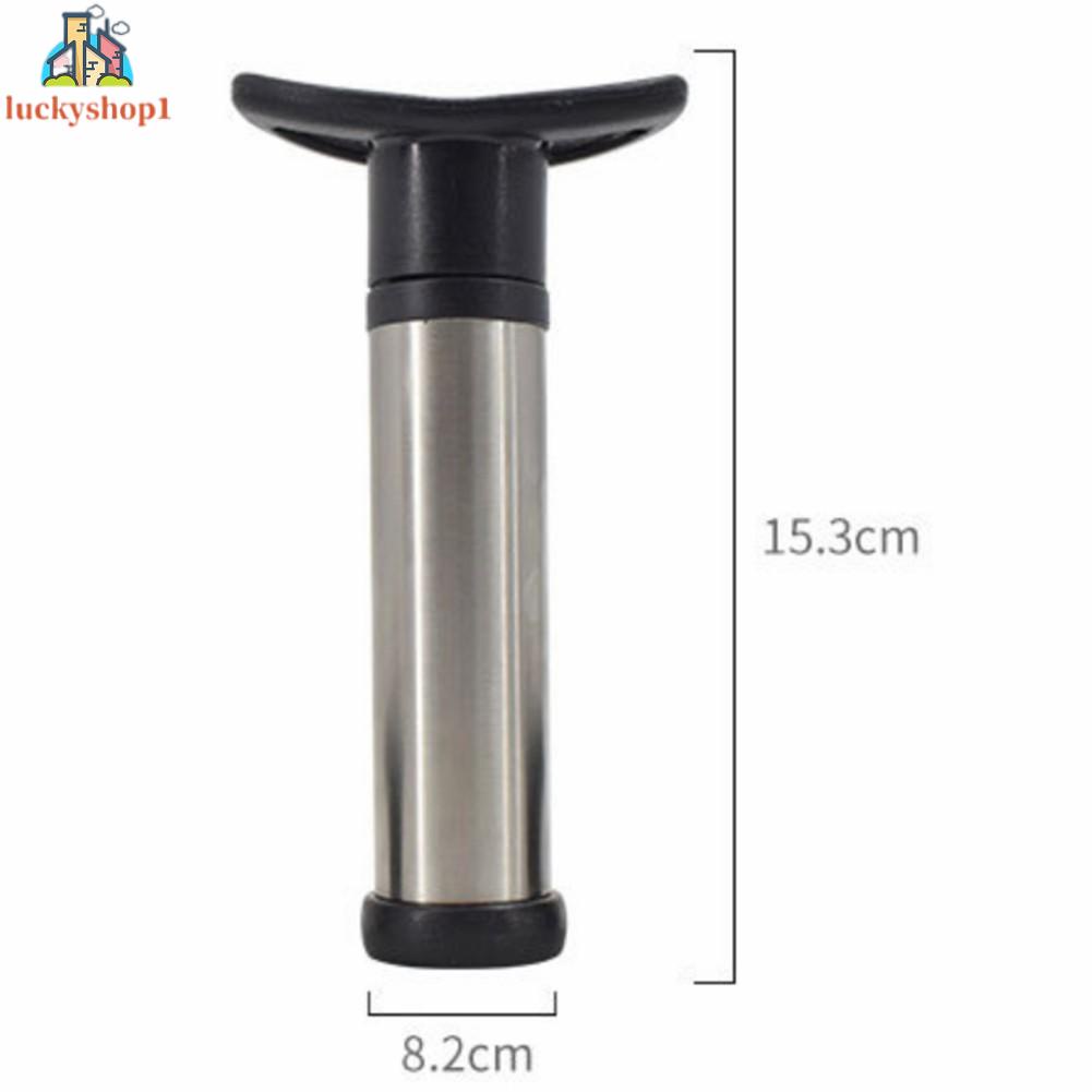 Bảo quản rượu vang Máy hút chân không với 4 nút đậy bằng thép không gỉ Nút chai rượu vang Bơm chân không Bơm rượu vang Bơm chân không Nút đóng chai rượu sâm banh