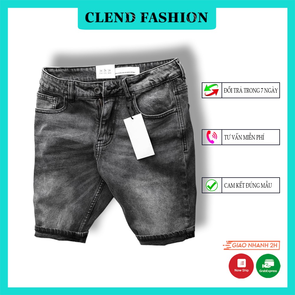 Quần Short , Quần Sọt Jean Nam Clend Fashion Chất Liệu Demin Co giãn Thoáng Mát Thời Trang Cao Cấp QE46