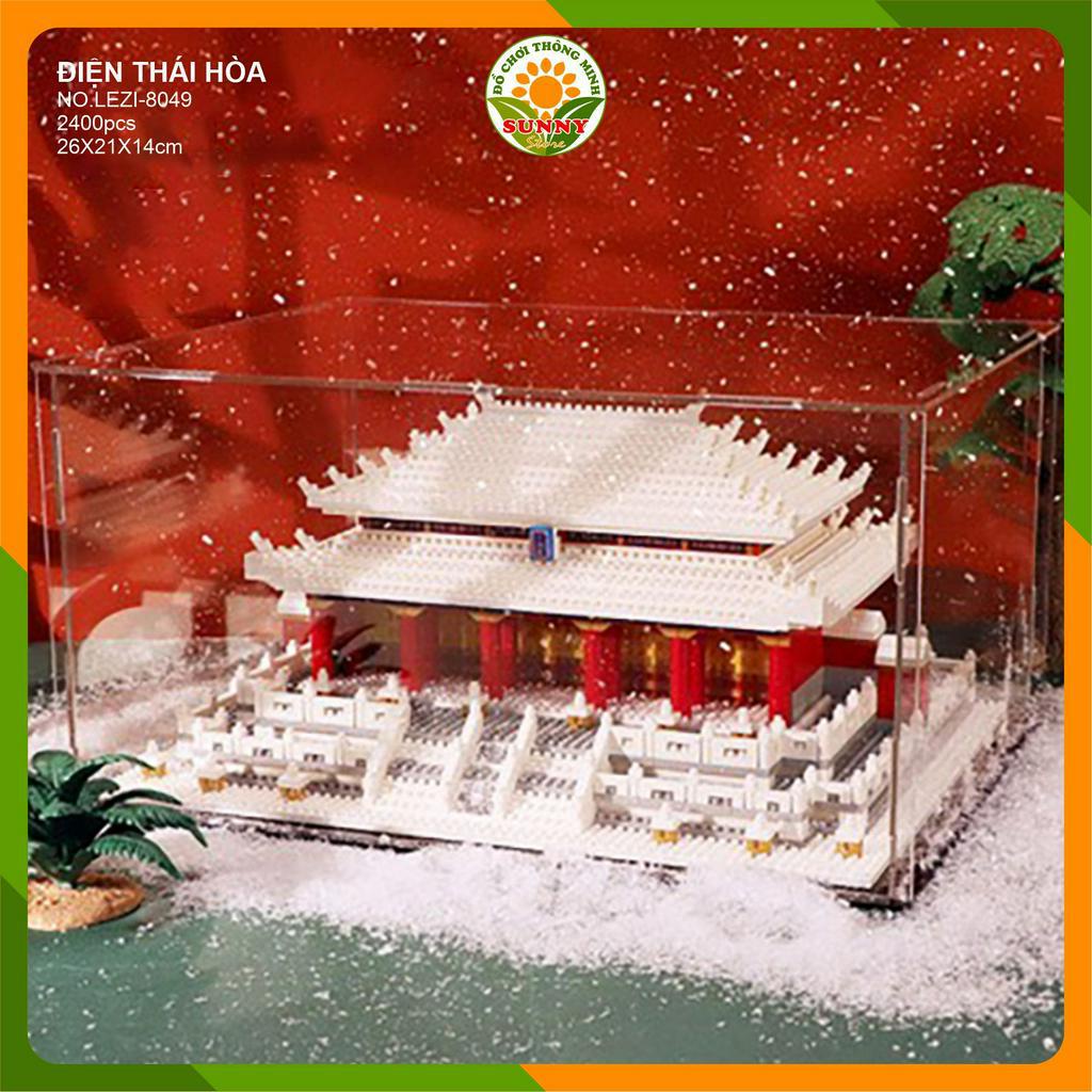 Mô hình lắp ghép 3D Công trình kiến trúc Điện Thái Hòa - Ngoại điện Tử Cấm Thành - Kích thước: 28x22x15cm - 2400pcs