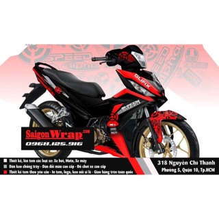 Tem chế Winner 150 SHADOW SPEED Đỏ-Đen [170824]