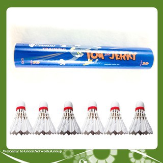 Ống Cầu Lông Tom &amp; Jerry Pando Xanh - Set 12 quả Greennetworks Made In Việt Nam