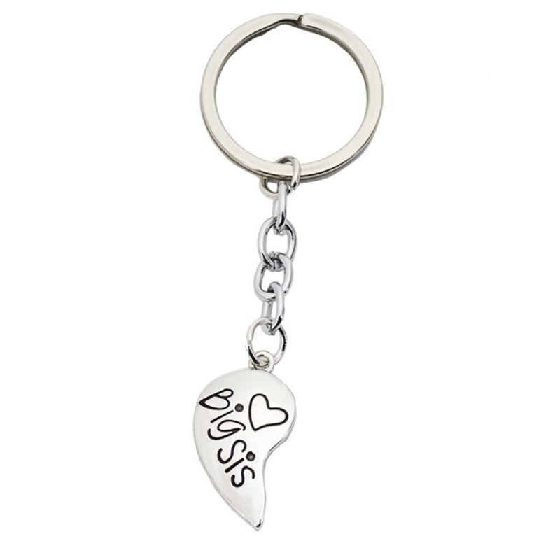 Móc Khóa Hình Trái Tim Vỡ Cho Chị Em Gái