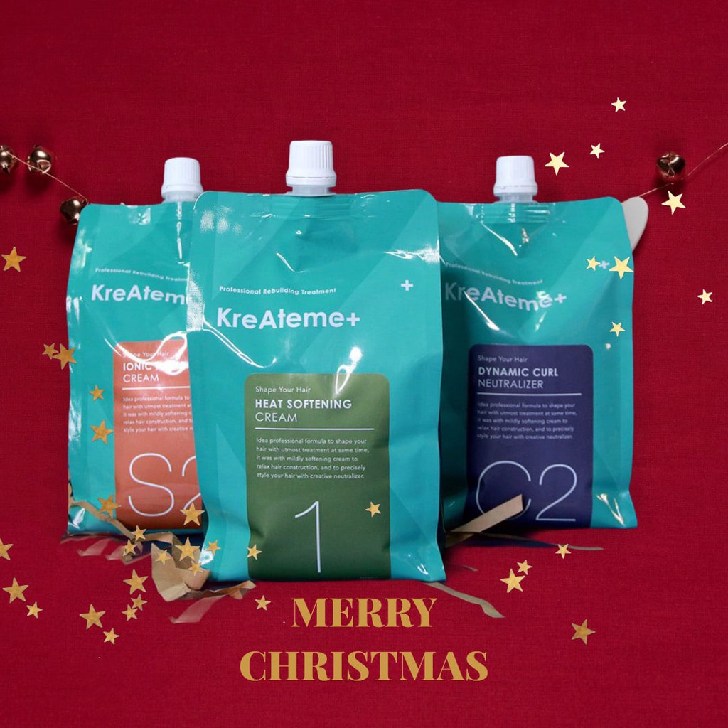 Kem uốn tóc ép tóc Dập 𝐊𝐫𝐞𝐀𝐭𝐞𝐦𝐞 970g cho Salon