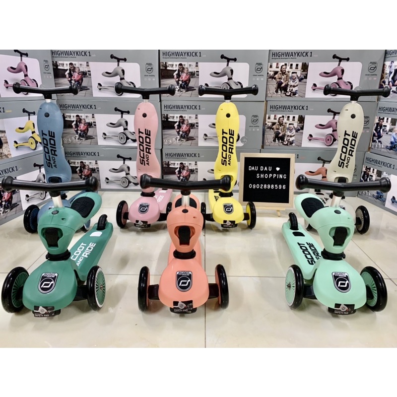 Xe Scoot and Ride CHÍNH HÃNG- Xe scooter -Xe chòi chân cho bé