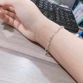 Lắc tay bạc nữ TLEE Lắc tay xích basic cá tính TLEE JEWELRY LT0146
