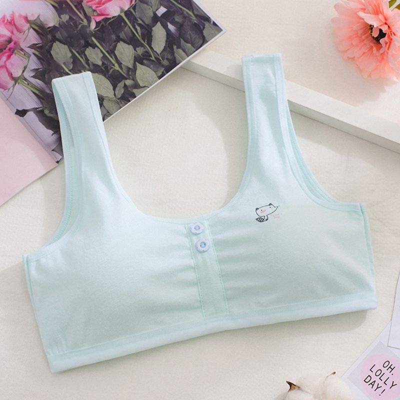 Áo Ngực Dây Bản Rộng Họa Tiết Hoạt Hình Màu Kẹo Ngọt Có Thể Tháo Rời Cho Nữ