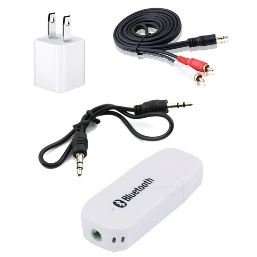 [FREE SHIP =&gt; 50K ] Bộ USB thu bluetooth 4 trong 1 tạo bluetooth cho Amply