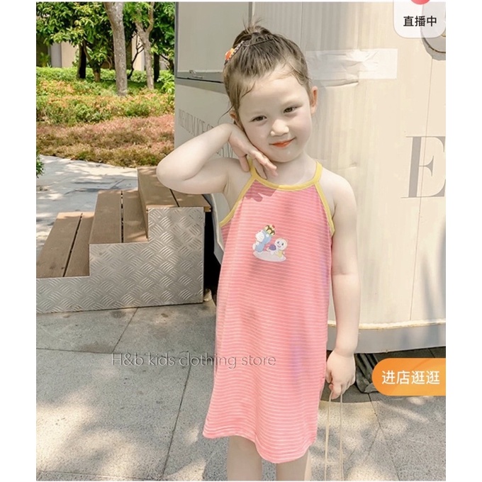 |FAMARAL1 giảm 10k cho đơn 50k|váy cotton đũi doremo cho bé