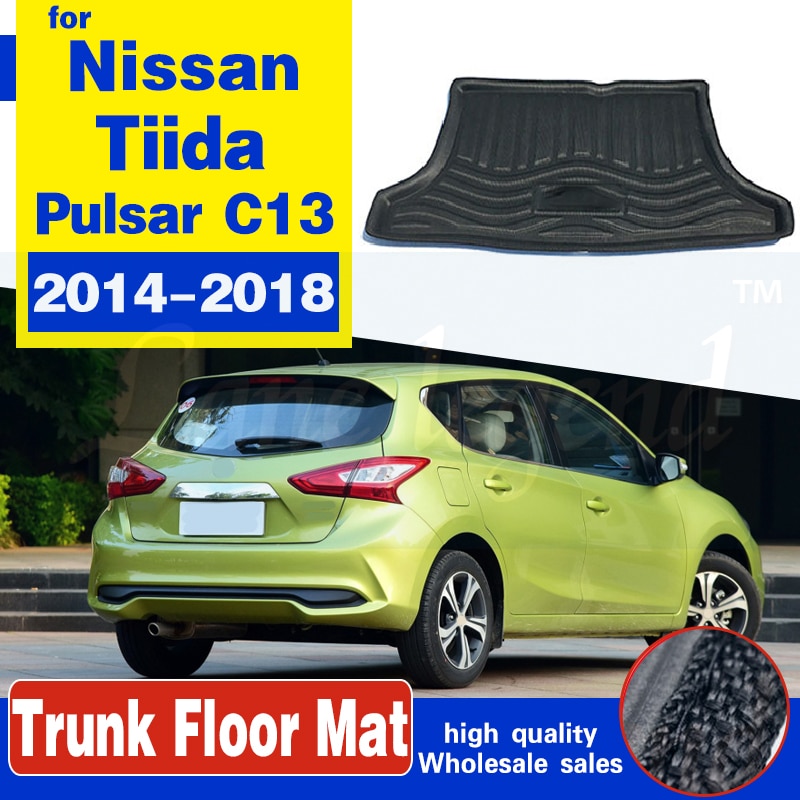 Tấm Lót Cốp Xe Hơi Nissan Tiida Pulsar C13 2014 2015 2016 2017 2018