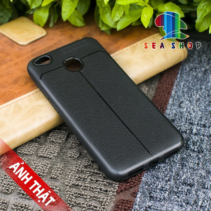 Ốp lưng Xiaomi Redmi 4X vân da chính hãng