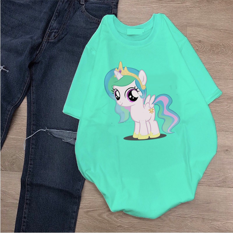 Áo thun Unisex pony ngây thơ