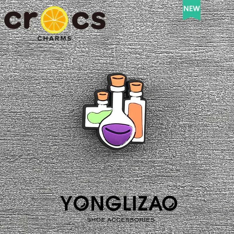 Khóa Cài Giày crocs Họa Tiết Hoa Trang Trí Halloween