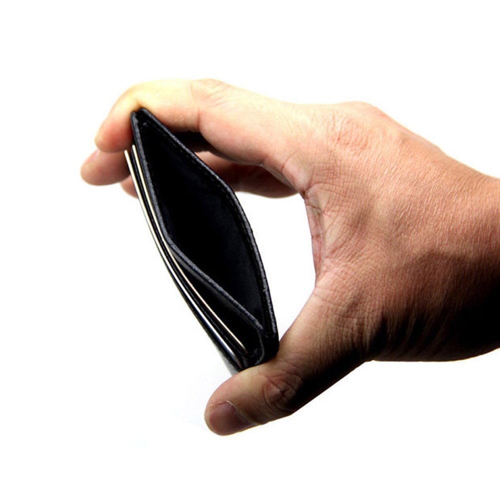 Ví đựng thẻ cao cấp giả da màu đen thời trang