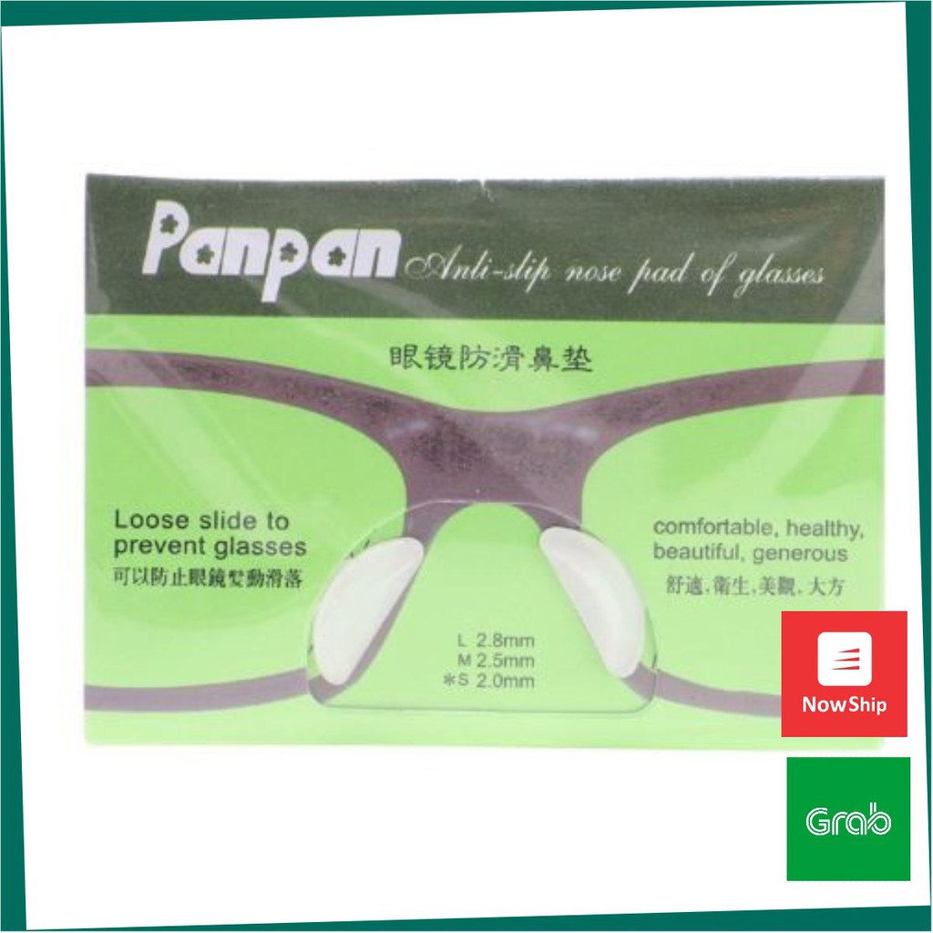 Miếng Đệm Mũi Chống Trượt Silicone,1 cặp, loại dán