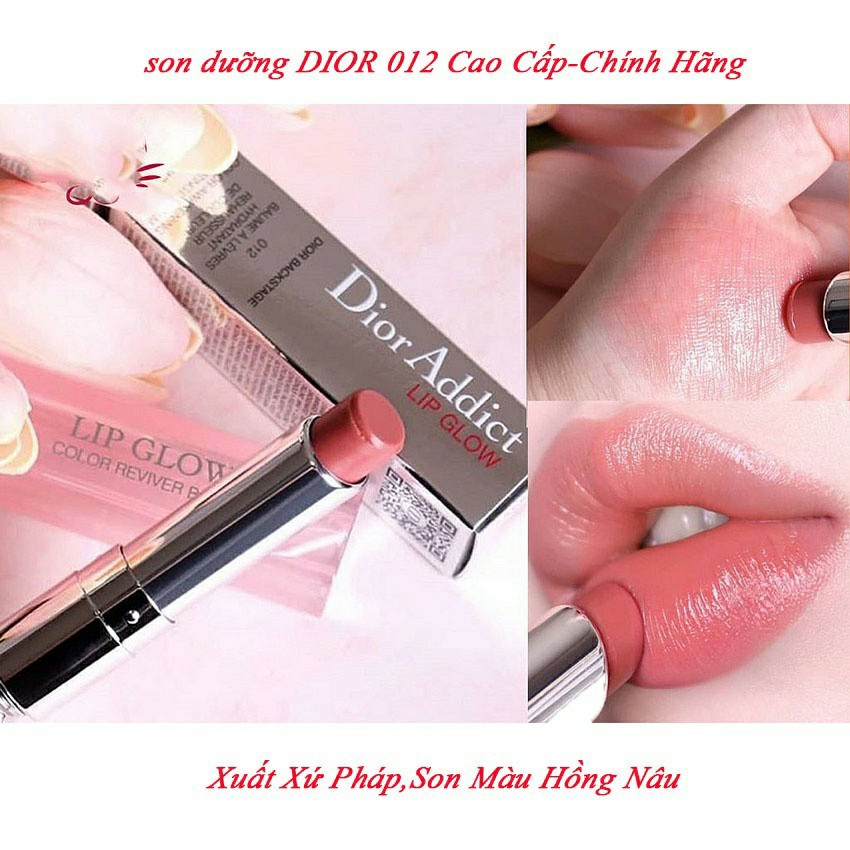 Combo Son Dưỡng Dior 004.012[Chính Hãng].012 Màu Môi Tự Nhiên,Hồng Cam Đất,Nhẹ Nhàng,004 Màu Cam San Hô,Tươi Tắn.