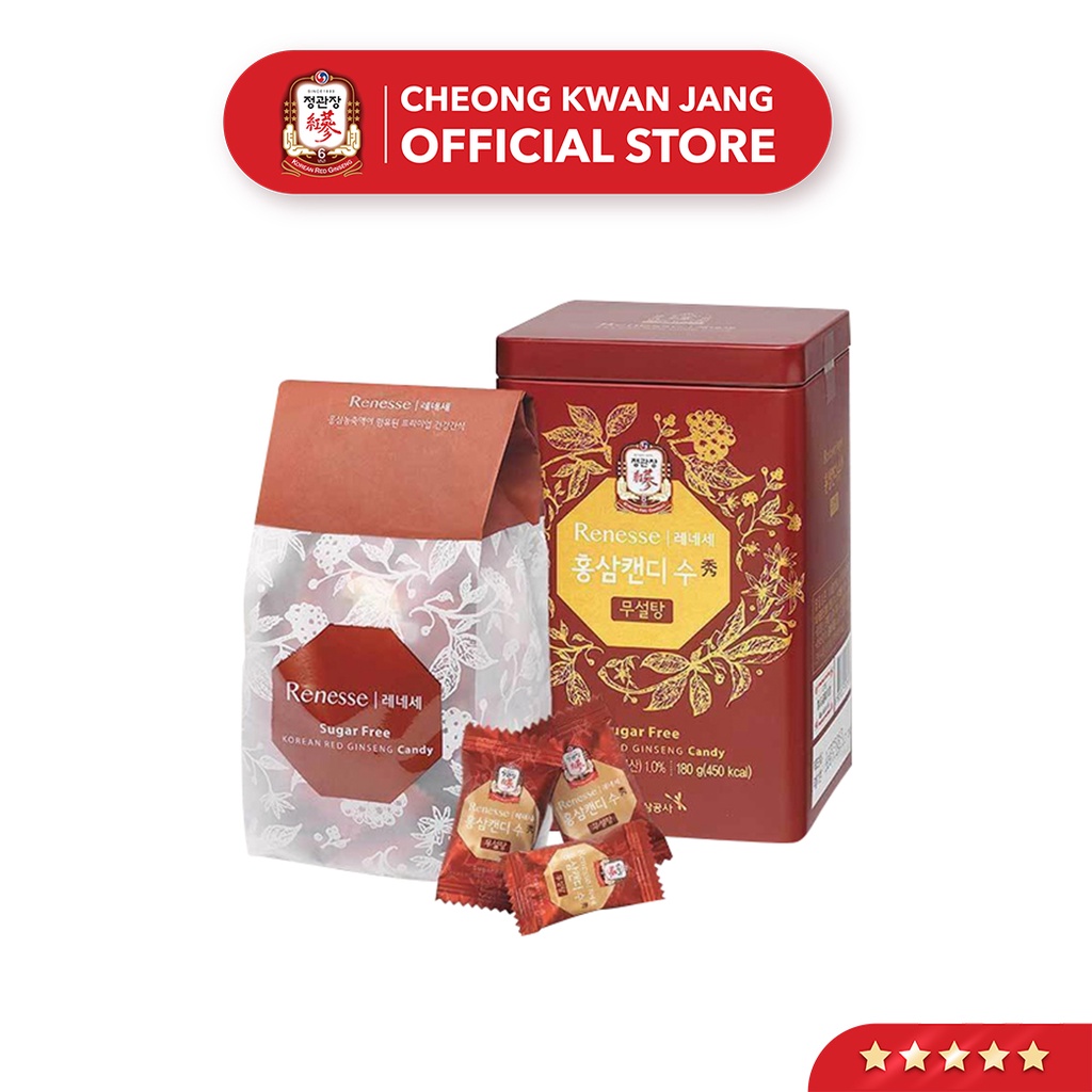 Kẹo Hồng Sâm Hàn Quốc Cao Cấp KGC Cheong Kwan Jang - Ginseng Candy 180g