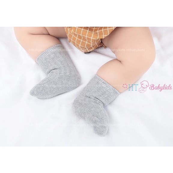 Tất Vớ Len Bé Trai Bé Gái Nhiều Màu Dễ Thương Chất Vải Thoáng Khí