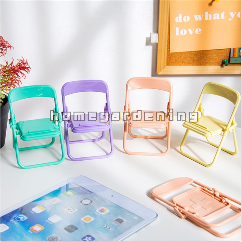 Giá Đỡ Điện Thoại Để Bàn Có Thể Gập Lại 4 Màu Sắc Dễ Thương Trang Trí Bàn Làm Việc