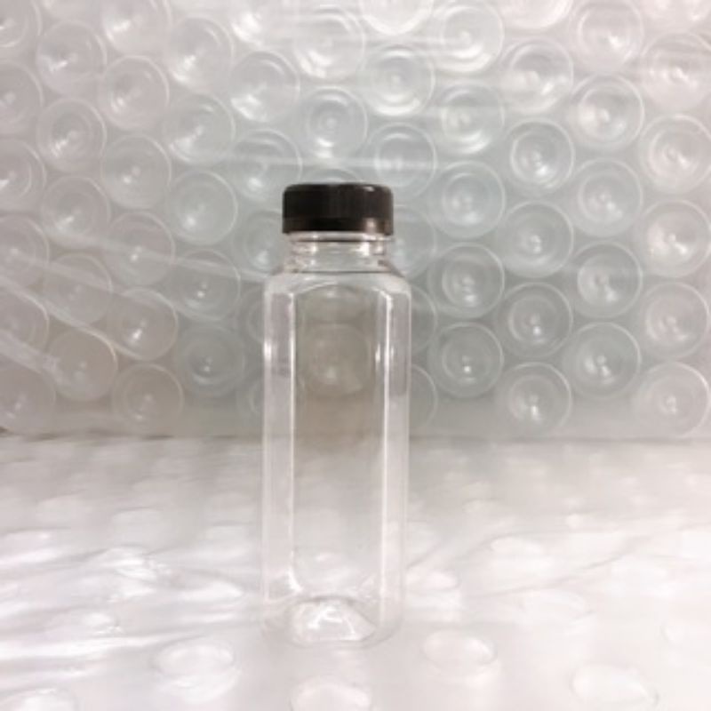 Chai Nhựa Vuông 330ml Miệng Rộng-Đựng Chè Nhưỡng Nhan- Nắp Đen | BigBuy360 - bigbuy360.vn