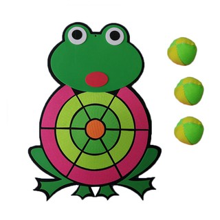 Kids Dart Board Game – 1 Fabric DartBoard & 3 Balls Soft Darts