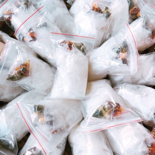Bánh tráng muối nhuyễn nhà làm