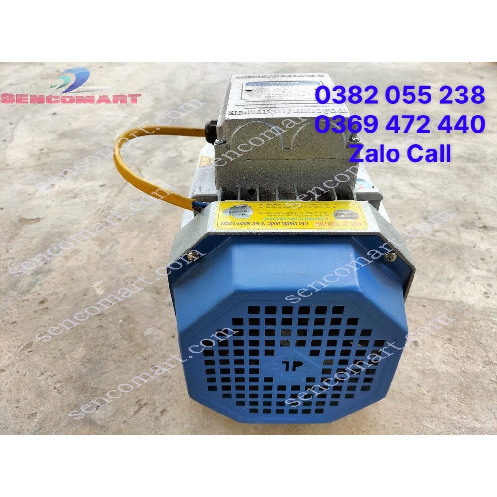 Mô tơ động cơ điện 1 pha Toàn Phát 3,5kw  tốc chậm 1400v/p dây đồng 100%