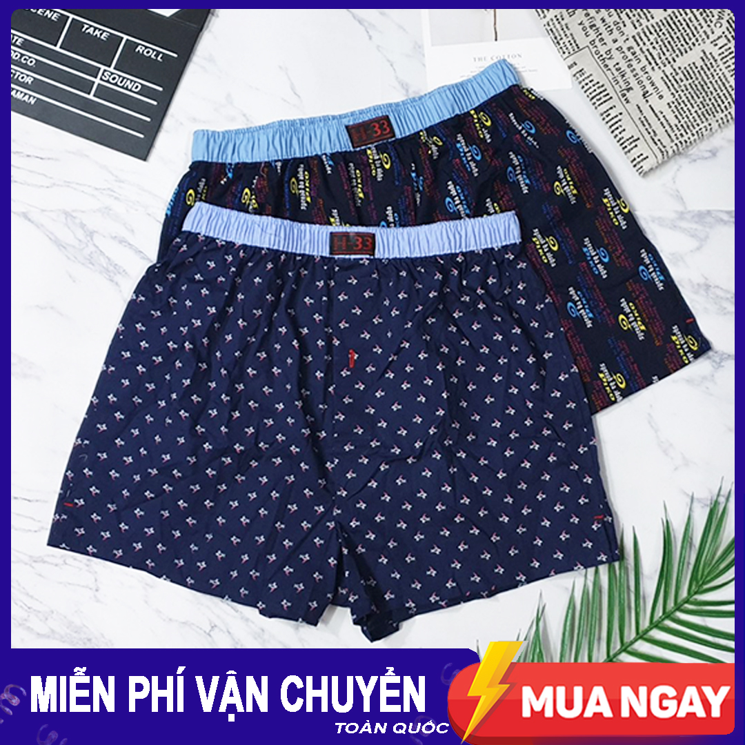 Quần Đùi Boxer Nam H33 - Quần Ngủ Nam, Mặc nhà Cao Cấp - hàng VNXK.ZK01