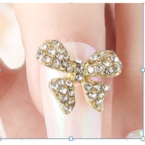 charm nơ trang trí nail