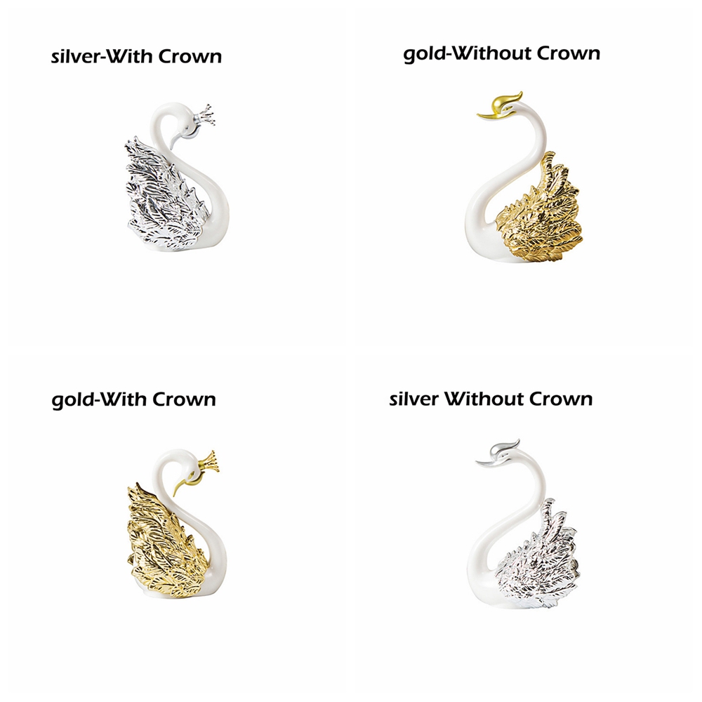 Que Cắm Trang Trí Bánh Kem Hình Thiên Nga Xinh Xắn