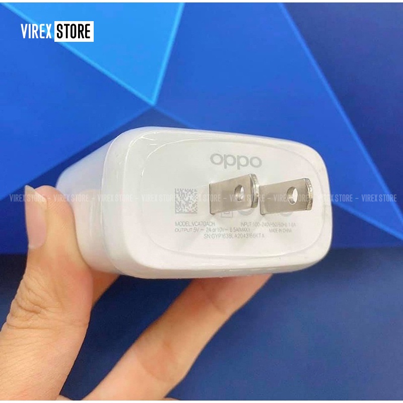 BỘ SẠC Android Op-po 65W Supper Vooc chân type c dùng Cho A93/ A53/ A92/ Reno 7/Reno 5