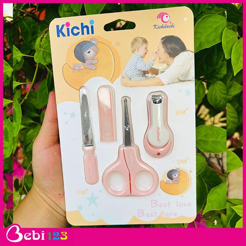 Bộ bấm móng tay 3 chi tiết Kichi cho bé