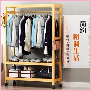 re0268 Tủ treo quần áo có bánh xe 100cm - Tủ treo quần áo