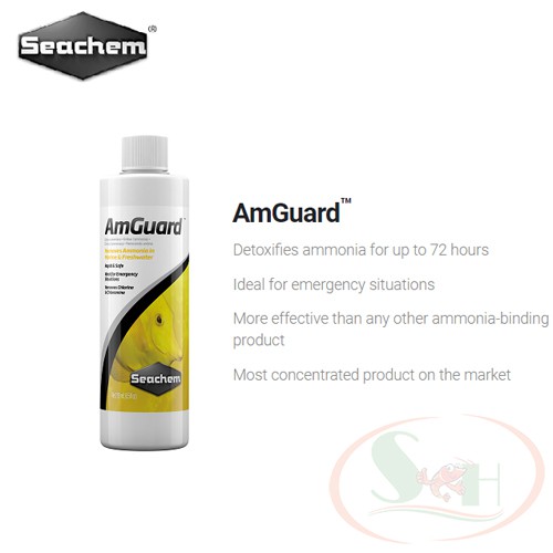 Khử Độc Nước Seachem AmGuard Giảm Amoniac
