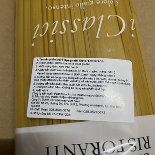 [500 g] Mỳ Ý Spaghetti Granoro Sợi Số 14