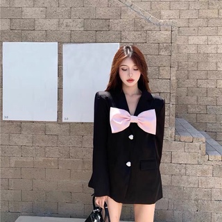 Đầm vest mĩ gi-lê nơ