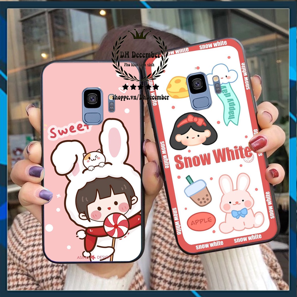 Ốp lưng Samsung S9 / S9 PLUS in hình 3D lucky, gấu  xinh xắn - KHÔNG NÊN BỎ LỠ